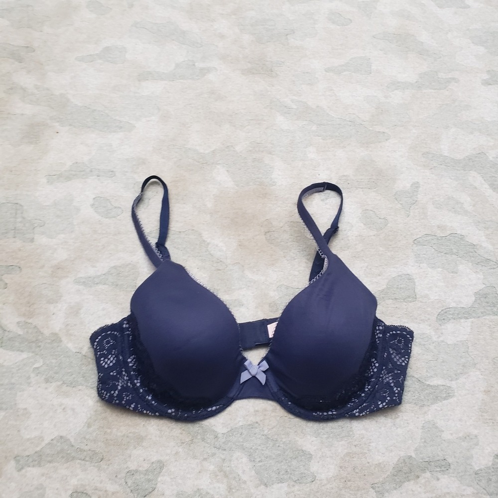 Victoria's Secret Bra Womens 34B Blue Body By Victoria Underwired